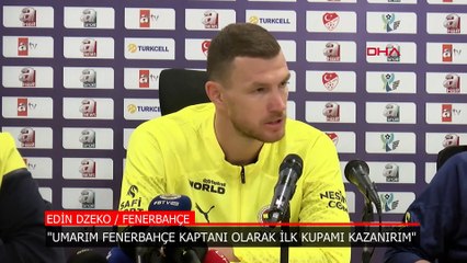 Edin Dzeko: Umarım kaptan olarak Fenerbahçe ile ilk kupamı kazanırım