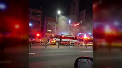 새벽 지하 노래방에서 불...40분 만에 꺼져 / YTN