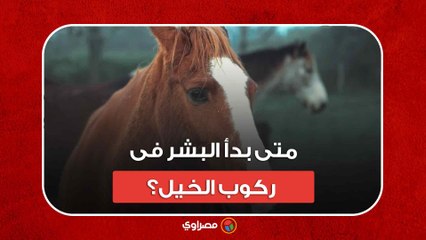 Download Video: هيكل عظمي يكشف .. متى بدأ البشر فى ركوب الخيل؟