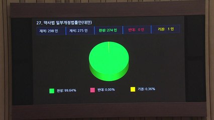 '약국 병원지원금 금지법' 국회 본회의 통과 / YTN