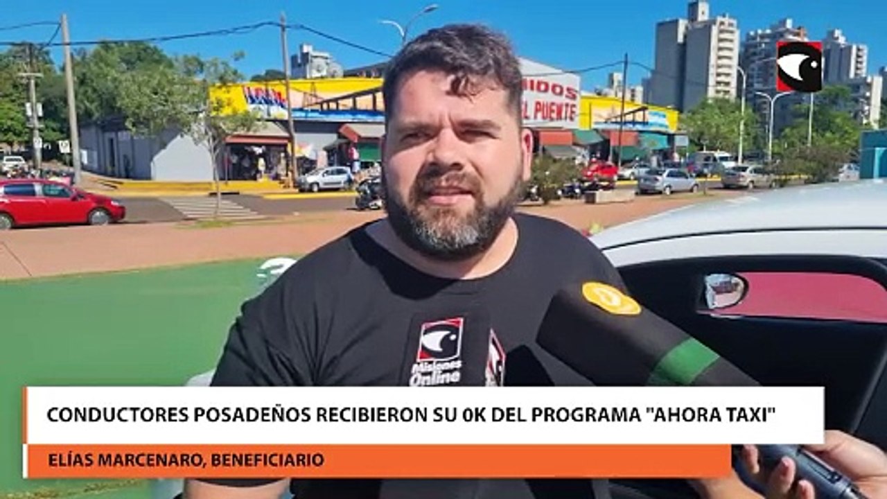 Conductores posadeños recibieron su 0k del programa "Ahora Taxi"