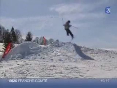 Snowpark et boarder cross aux Fourgs