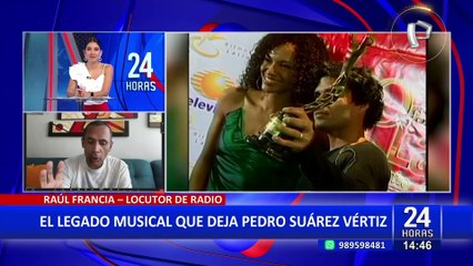 Raúl Francia: "Pedro Suárez Vértiz marcó 2 generaciones importantísimas dentro de la música"