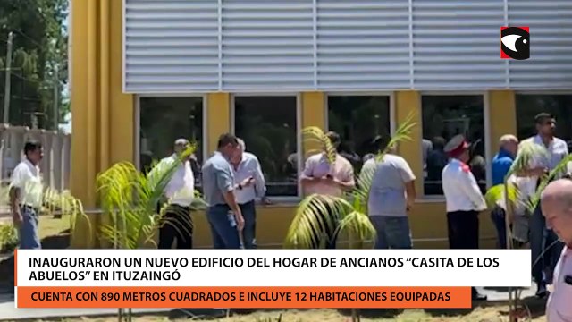 Inauguraron un nuevo edificio del hogar de ancianos “Casita de los Abuelos” en Ituzaingó