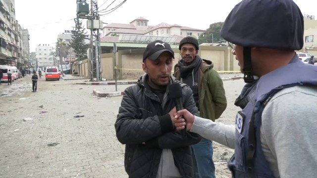 شهود عيان يروون للعربية آثار القصف على حي الأمل جنوب قطاع غزة