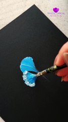 Engaging in this technique was incredibly therapeutic. ----_._._._._._.__painting _acrylicpainting _flowerpainting _floral _artwork _onestroke _viralreels _trendingreels _aesthetic _ａｅｓｔｈｅｔｉｃ _wocol_official _decorativea(vid