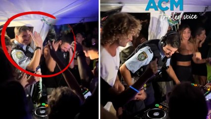 NSW Police Officer Surprises Rave Crowd with DJ Performance 🎧