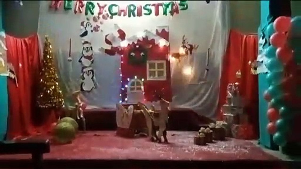 Christmas photo station