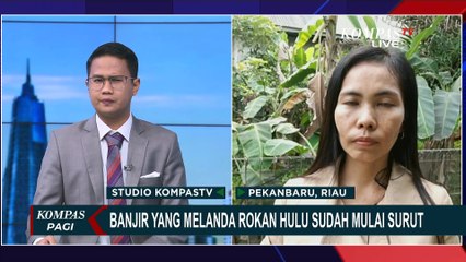 Banjir 6 Kecamatan di Rokan Hulu Riau Berangsur Surut