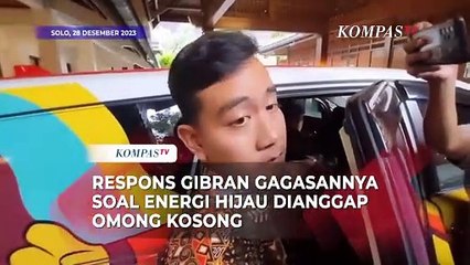 Jawab Singkat Gibran soal Gagasannya Tentang Energi Hijau Dituding Omong Kosong