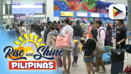 Ilang biyahero, maagang nagpunta sa Batangas Port para makaiwas sa siksikan