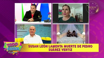 Susan León cuentas sus experiencias con Pedro Suárez Vertiz: "Nos conocemos desde el colegio"