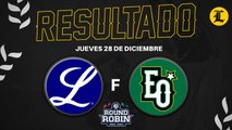 Resumen Tigres del Licey vs Estrellas orientales | 28 dic  2023 | Round Robin Lidom