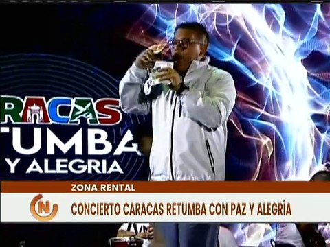 Ciudadanos disfrutan del Concierto Retumba Caracas con Paz y Alegría en Zona Rental