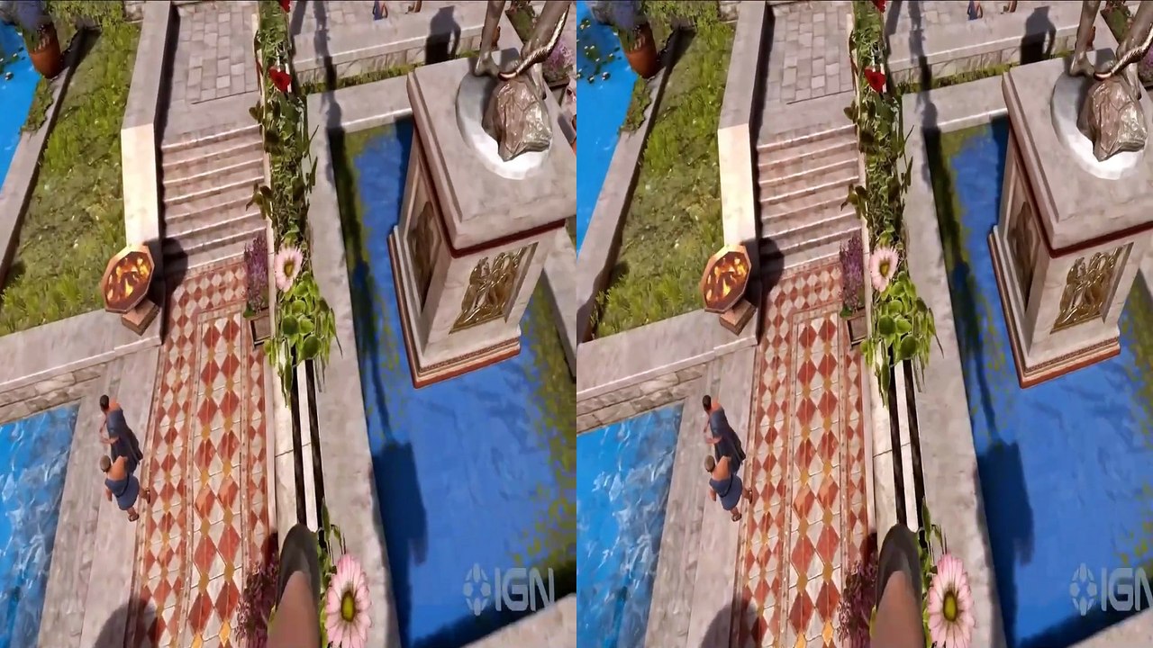 VR Gameplay 3D | Assasin Creed Origins for 3D VR