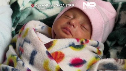 شاهد: ولادة 4 توائم في غزة وسط الدمار.. 3 عرفوا طريق النزوح ورابعهم في المستشفى بعيدا عن والدته