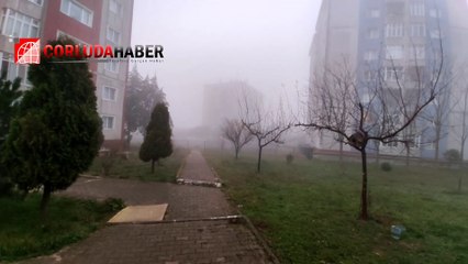 Yoğun Sis Sürücülere Zor Anlar Yaşattı!