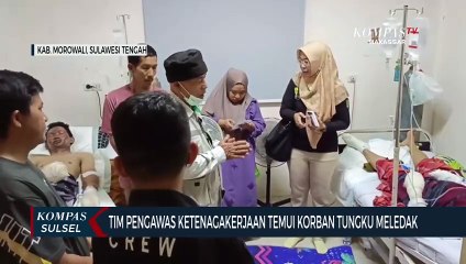 Tim Pengawas Ketenagakerjaan Temui Korban Tungku Meledak