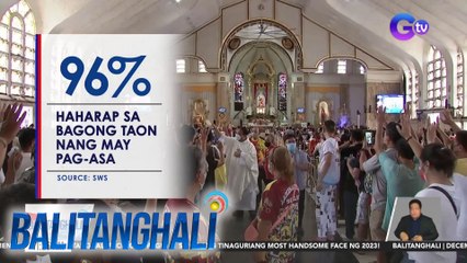 SWS: 96% ng mga Pilipino, haharap sa bagong taon na puno ng pag-asa | BT