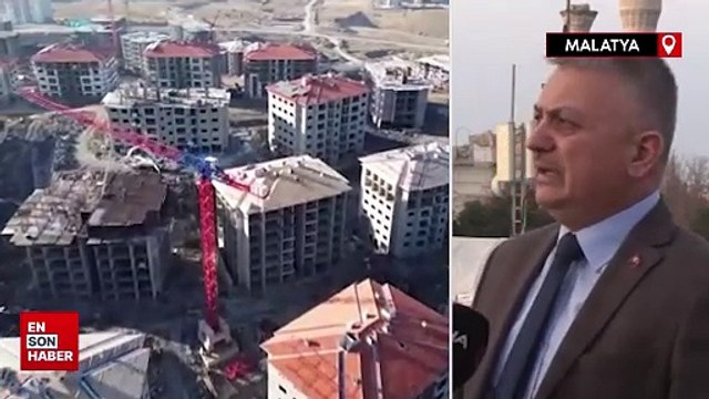 Malatya’da TOKİ deprem konutları hızla yükseliyor