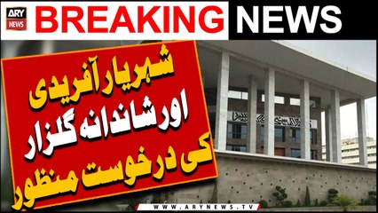 Shehryar Afridi or Shandana Gulzar ki darkhuwast manzoor