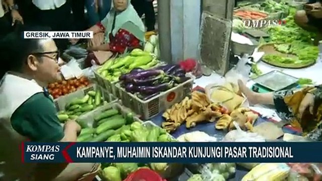 Kunjungi Pasar Tradisional Menganti Gresik, Muhaimin Soroti Mahalnya Harga Bahan Pokok