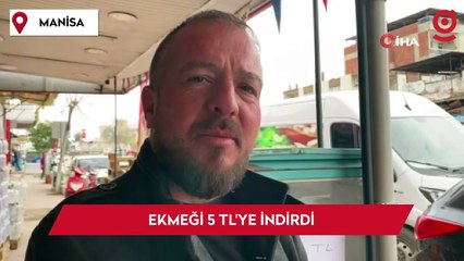 Her yerde 10 TL olmasına meydan okudu: Ekmeği 5 TL'ye indirdi