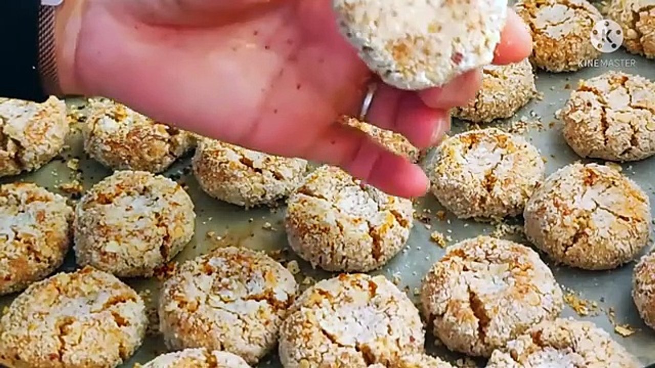 حلويات العيد غريبة البهلة بمكونات صحية جدا و معلكة لذيذه جدا  العداد 70حبة