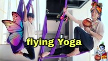 BTS : Try Flying Yoga ‍♀️ BTS// Hindi dubbed // Part-1 | Netflix