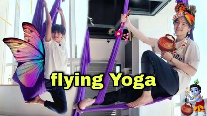 BTS Try Flying Yoga 🧘‍♀️ | Hindi Dubbed Part 1 | Netflix Exclusive