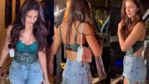 Disha Patani Green Lace Corset With Shorts Bold Look Full Video, Public Reaction...| Boldsky