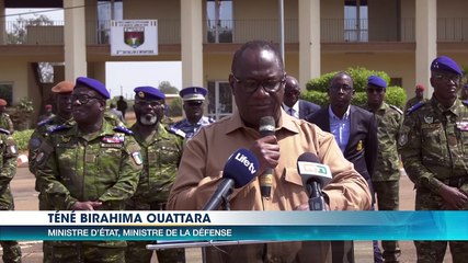 Le ministre d’Etat, Téné Birahima Ouattara visite la garnison de Daloa