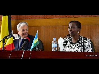 Mushikiwabo and Reynders joint press conference / Kigali 9th June 2016
