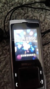 Samsung SGH-E950 - On, Off, Insert SIM, Warning. Low battery (Reupload)
