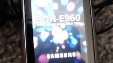 Samsung SGH-E950 - On, Off, Insert SIM, Warning. Low battery (Reupload)