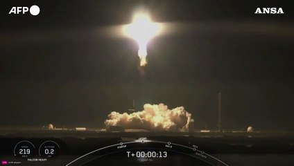 Download Video: Spazio, lanciato il razzo Falcon Heavy di SpaceX con a bordo il misterioso drone X-37B