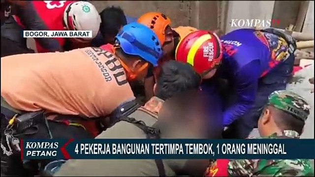 4 Pekerja Bangunan Tertimpa Reruntuhan Tembok Ruko, 1 Orang Tewas Akibat Luka di Kepala
