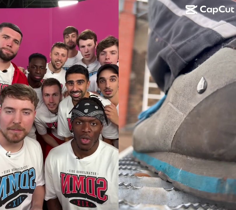 Industriekletterer läuft ungesichert übers Dach