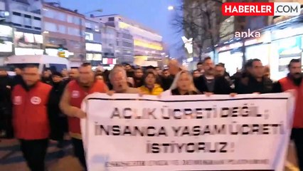 Eskişehir Emek ve Demokrasi Platformu Asgari Ücrete İtiraz Etti