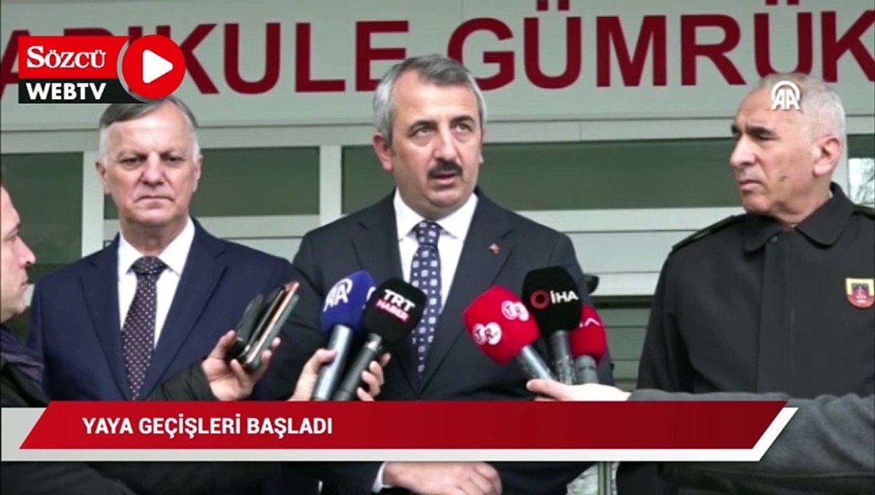 Kapıkule'de üç yıl sonra yeni dönem: Yaya geçişleri başladı