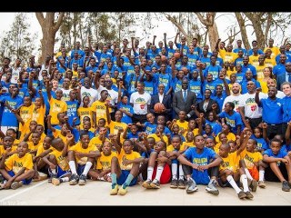 President Paul Kagame launches Giants of Africa Basketball Court at Rafiki Club in Kigali