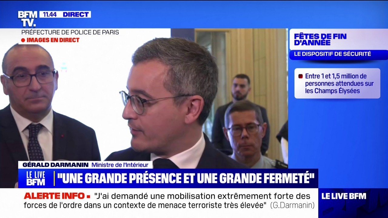 Hélicoptères, drones...Gérald Darmanin affirme que "beaucoup de moyens aériens" seront déployés le 31 décembre