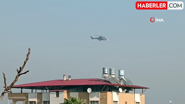 Hatay'da sınırın sıfır noktasında askeri helikopter hareketliliği yaşanıyor