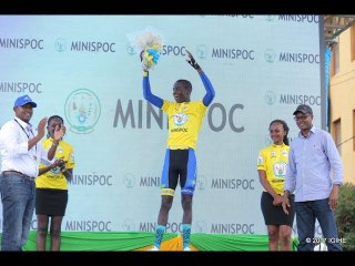 Jean Bosco Nsengimana yegukanye agace kabanza muri Tour du Rwanda 2017
