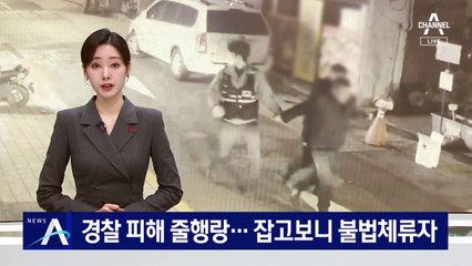 경찰 피해 줄행랑…잡고보니 10년 불법체류자