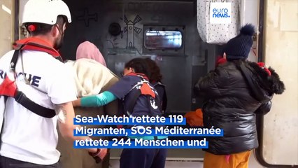 Italien: Hunderte von Migranten aus dem zentralen Mittelmeer gerettet