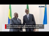 Perezida Kagame yakiriye Ondimba muri Village Urugwiro