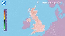 UK snow map for last weekend of 2023