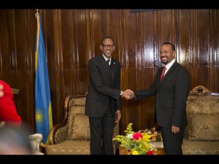 President Kagame's arrival in Ethiopia for a State Visit.