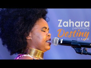 Zahara Performs 'Destiny' in Kigali 🎶